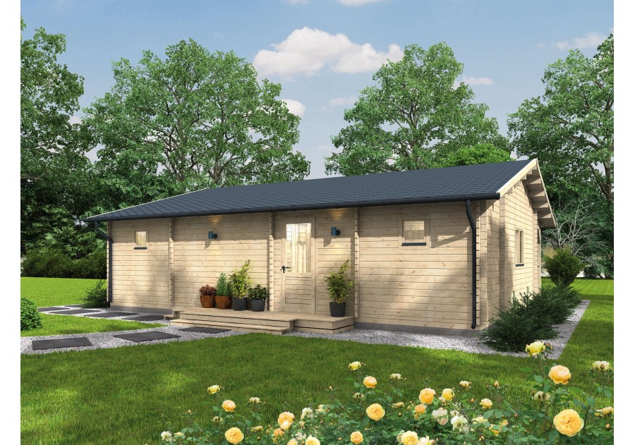 Domek letniskowy MADERA1, 10.0x5.5m 88mm