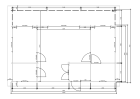 Domek letniskowy MADERA1, 10.0x5.5m 88mm