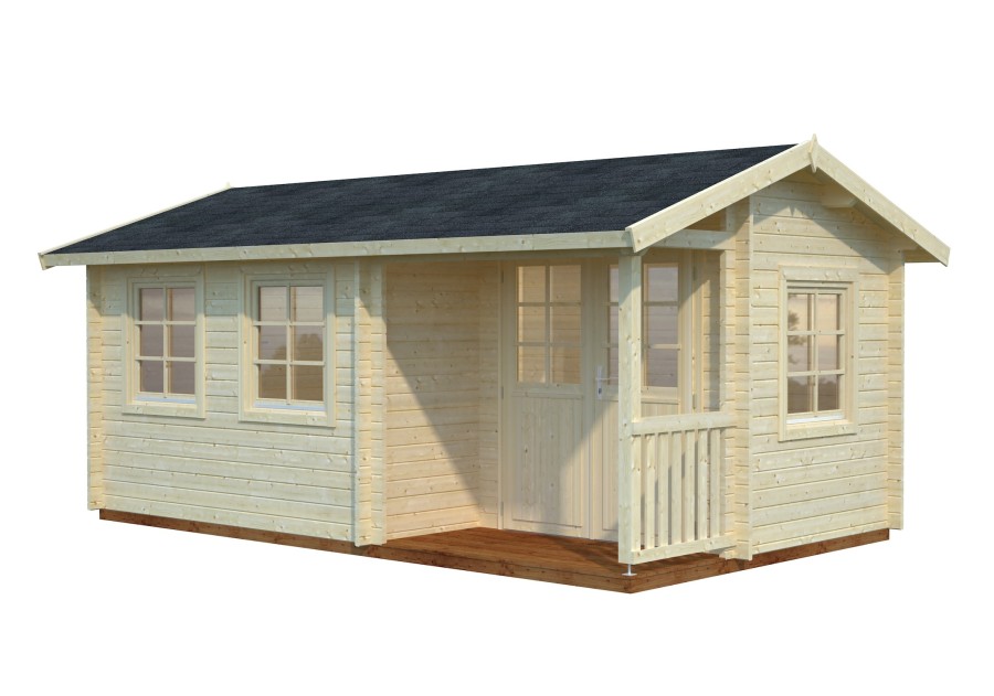 Domek letniskowy SUSAN124, 5.3 x 3.2m 44mm