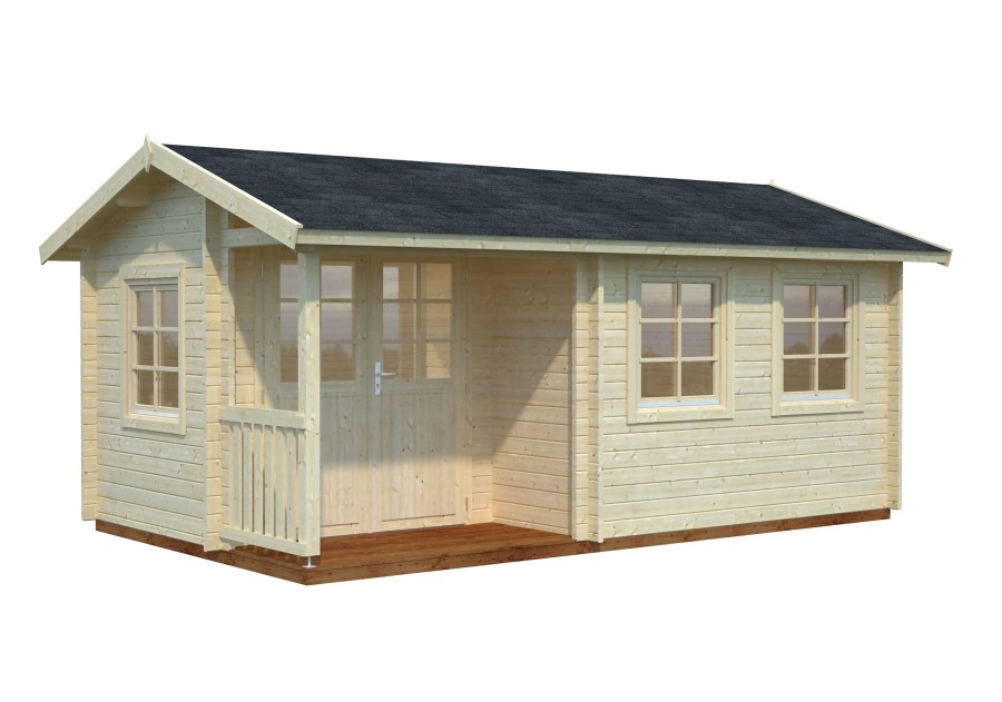 Domek letniskowy SUSAN124, 5.3 x 3.2m 44mm