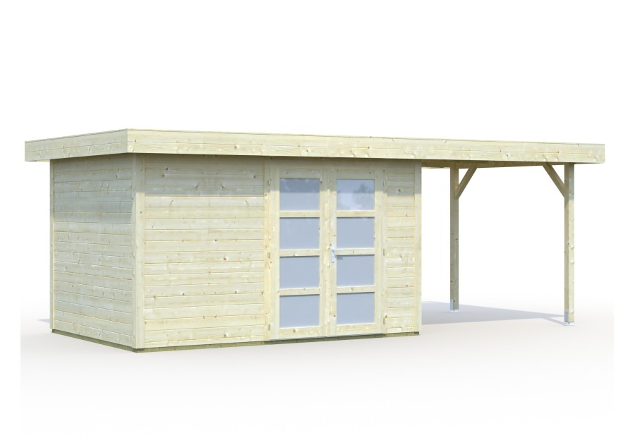 Domek ogrodowy LARA 84+, 3.5x2.5m 28mm