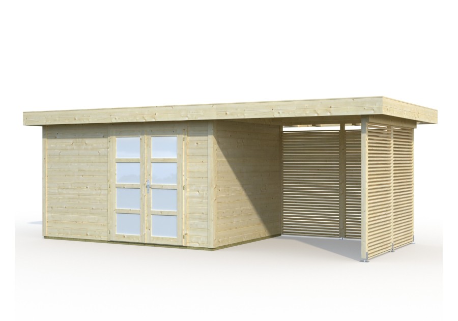 Domek ogrodowy LARA 84+, 3.5x2.5m 28mm