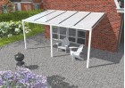 Zadaszenia 500x250cm z dachem poliwęglanowym