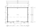 Domek drewniany EVA D 4.4 x 3.2 44mm