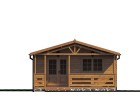 Domek letniskowy MIAMI1 6.0x6.0m 45mm