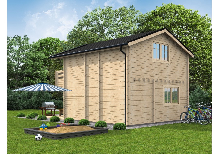 Domek letniskowy PALERMO1 6.0x6.0m 45mm