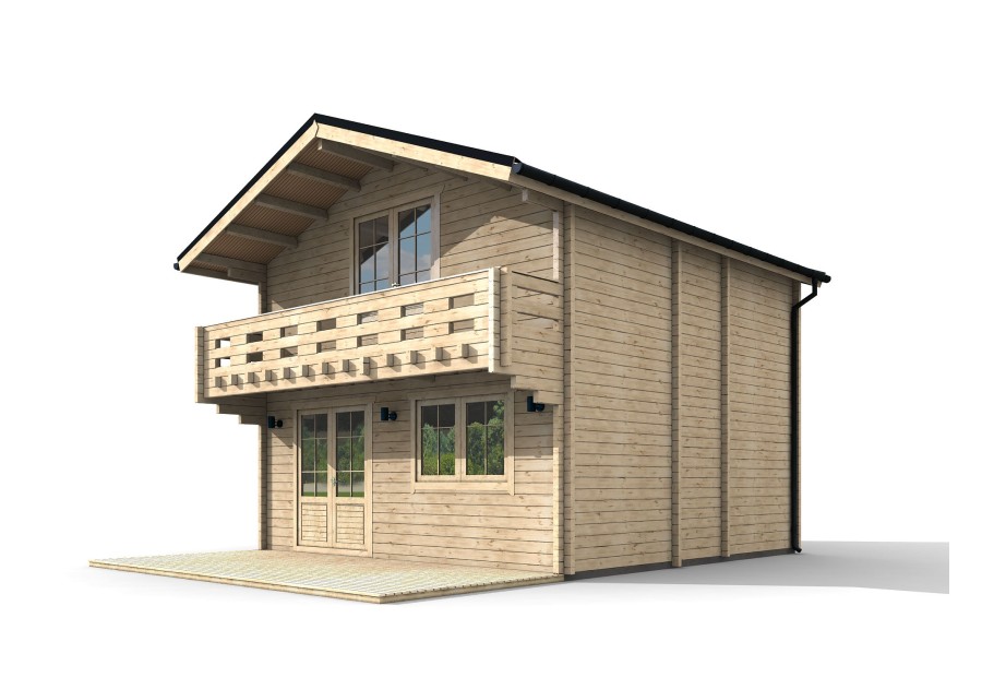 Domek letniskowy PALERMO1 6.0x6.0m 45mm