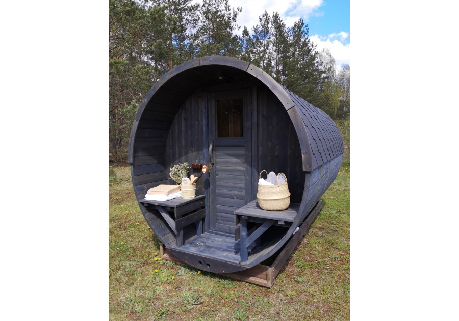 Sauna OKRĄGŁA 3,5x2,3m