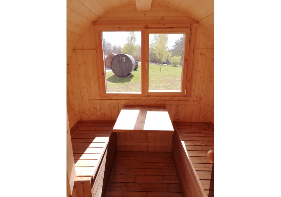 Sauna OKRĄGŁA 3,5x2,3m