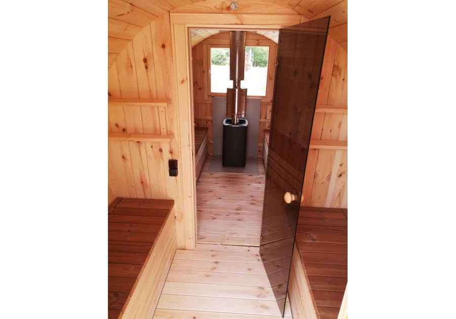 Sauna OKRĄGŁA 3,5x2,3m
