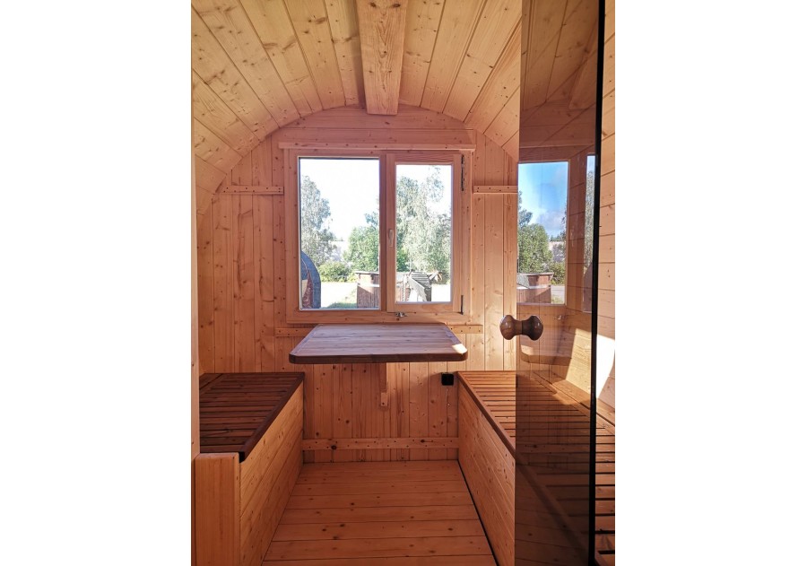 Sauna OKRĄGŁA 3,5x2,3m