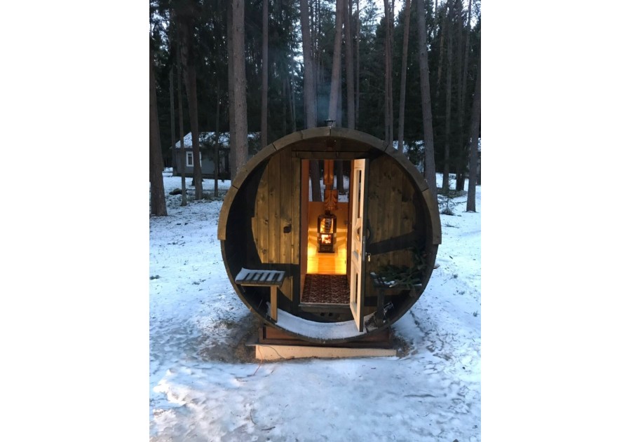 Sauna OKRĄGŁA 3,5x2,3m