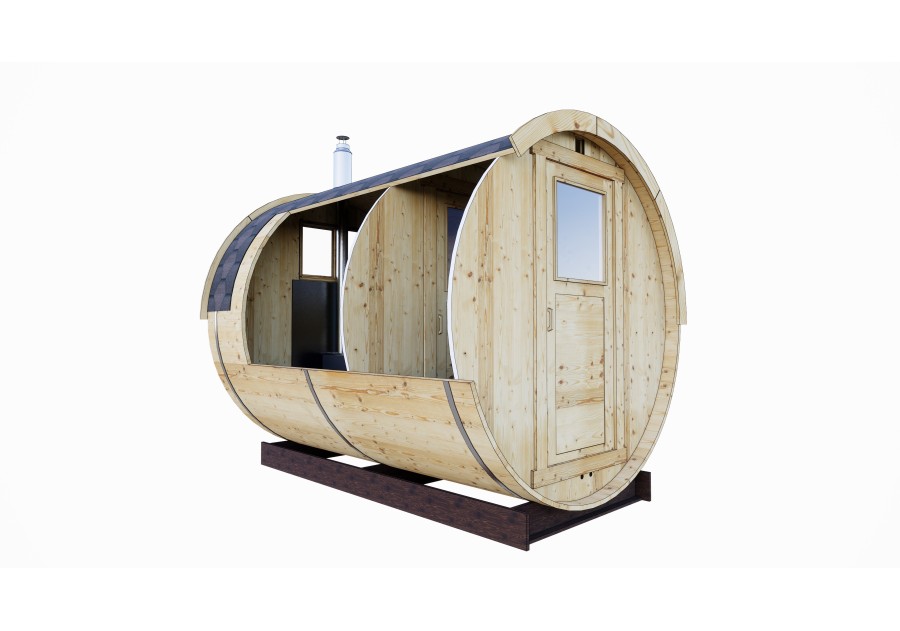 Sauna OKRĄGŁA 3,5x2,3m
