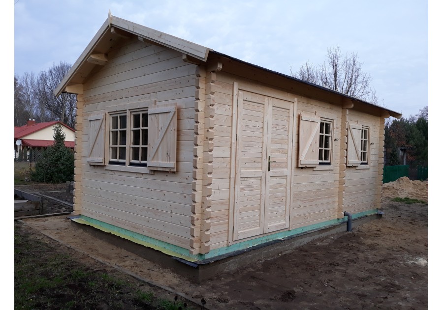 Domek letniskowy HETR 6x3.6m 44mm 