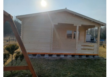 Domek letniskowy MIAMI2 6.0x8.0m 45mm