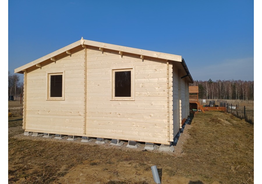 Domek letniskowy MIAMI2 6.0x8.0m 45mm