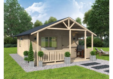 Domek letniskowy NEAPOL, 5.2x5.2m 44mm
