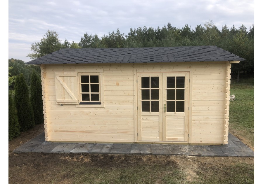 Domek letniskowy GOUM18, 5.0x4.0m 34mm