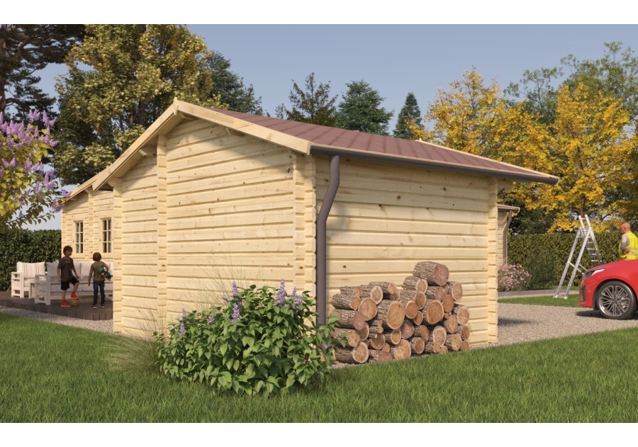 Domek ogrodowy ASTER2, 4.0x3.0m 44mm