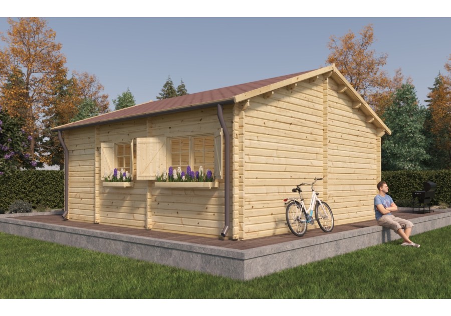 Domek letniskowy HAVANA 6.0x5.0m 44mm