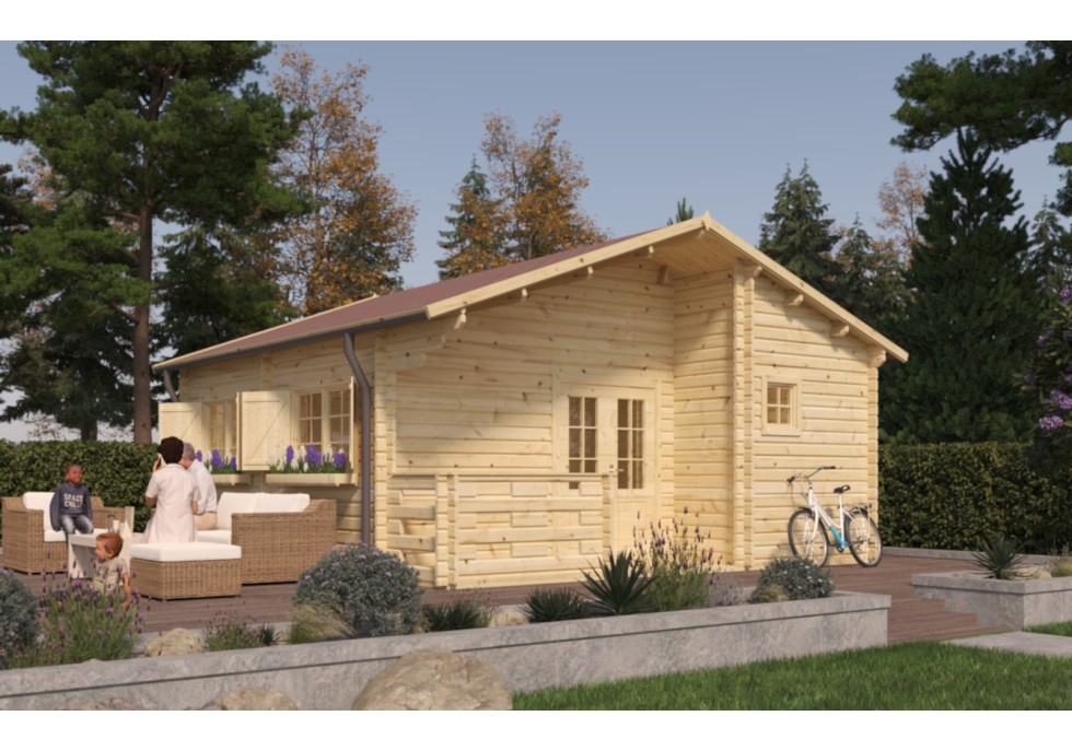 Domek letniskowy HAVANA 6.0x5.0m 44mm Domek letniskowy HAVANA 6.0x5.0m 44mm