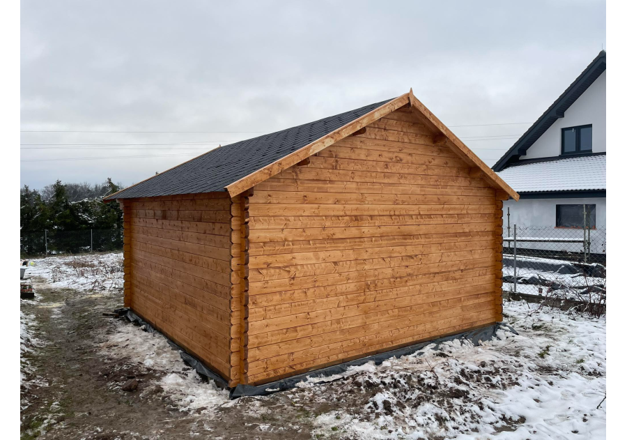 Domek letniskowy TREM19, 4.7x4.7m 44mm (dach 28 stopni)