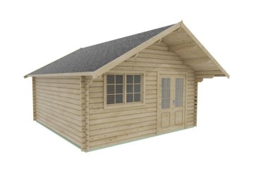 Domek letniskowy TREM19, 4.7x4.7m 44mm (dach 28 stopni)