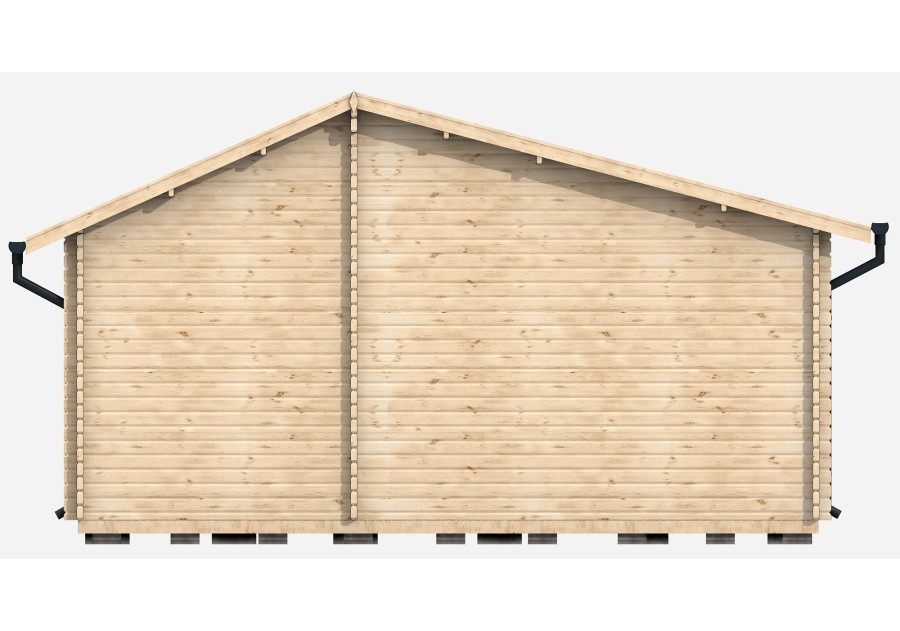 Domek letniskowy BARCELONA 6.0x4.5m 44mm + 2.5m taras